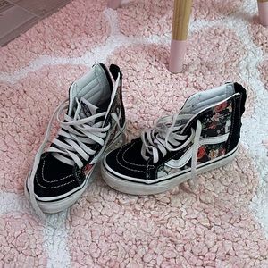 Vans - floral toddler Girl shoes